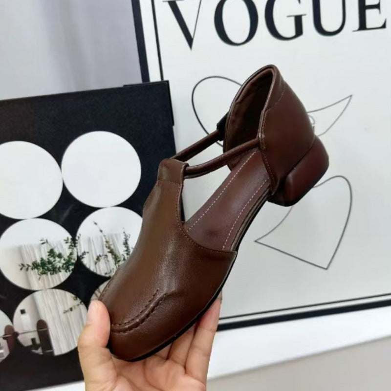 Damen Elegante Clogs mit modischem Riemendesign EB