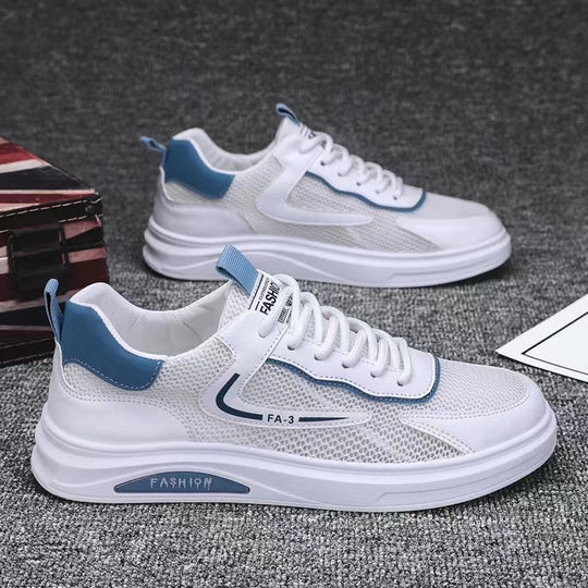 Damen Modische Sport-Sneaker mit atmungsaktiver Mesh-Oberfläche und stoßdämpfender Sohle EB