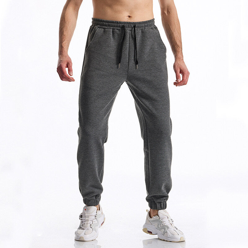 Herren Sportliche Freizeithose mit strukturierter Oberfläche EB