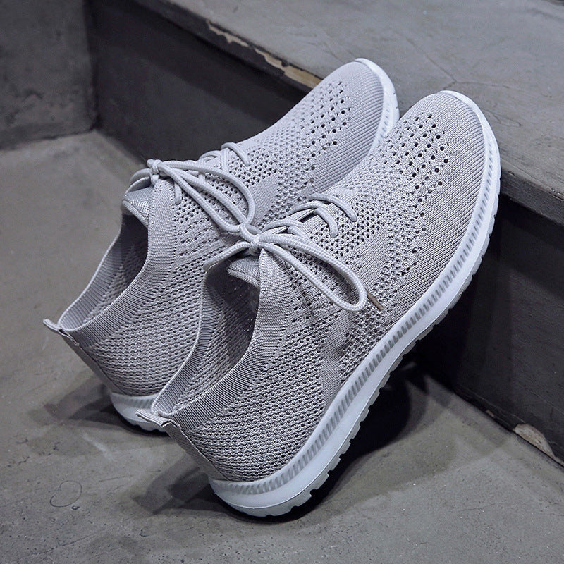 Damen Atmungsaktive und flexible Sneakers mit strukturiertem Obermaterial EB