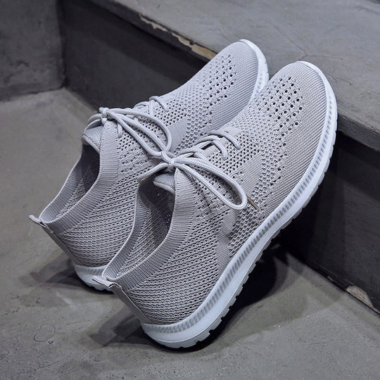 Damen Atmungsaktive und flexible Sneakers mit strukturiertem Obermaterial EB