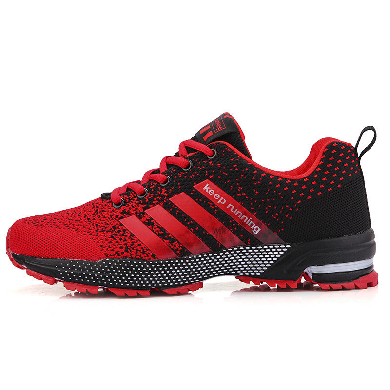 Damen Sportliche Laufschuhe mit atmungsaktiver Mesh-Oberfläche und dämpfender Zwischensohle EB