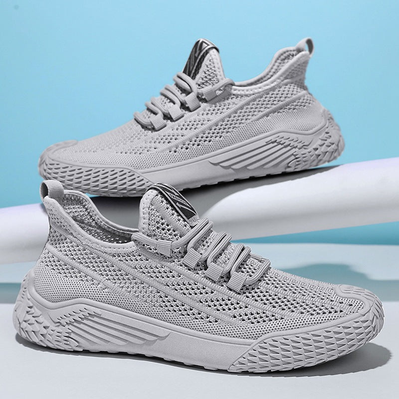 Damen Sportliche atmungsaktive Sneakers mit rutschfester Sohle EB