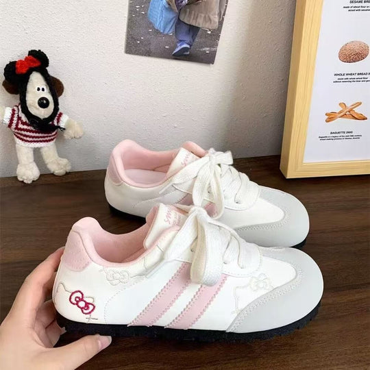 Damen Sportliche Sneakers mit niedlichem Motiv und atmungsaktivem Innenfutter EB
