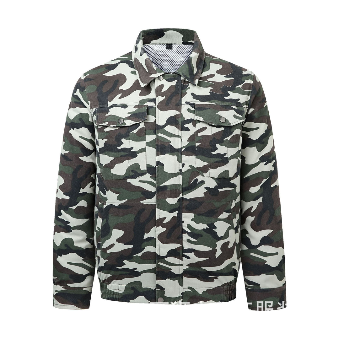 Herren modische Utility-Jacke mit praktischen Taschen R&B