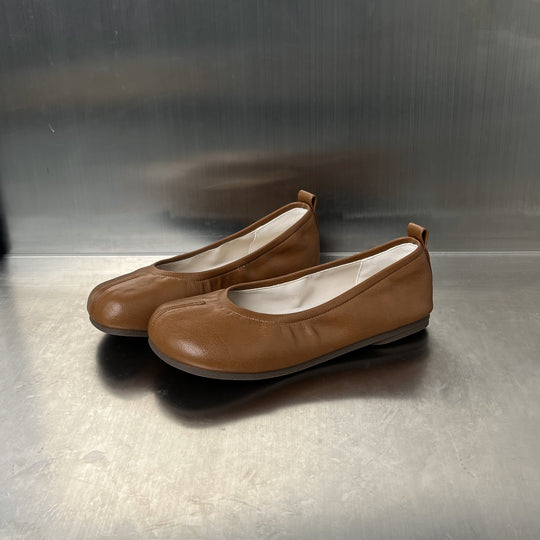 Damen elegante Ballerinas mit flexiblem Gummizug und leichtem Fußbett EB