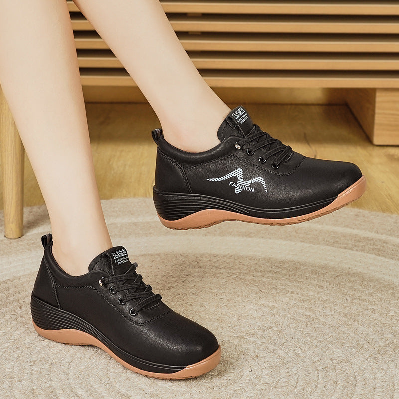 Damen modische Komfort-Sneaker mit orthopädischer Unterstützung und rutschfester Sohle EB