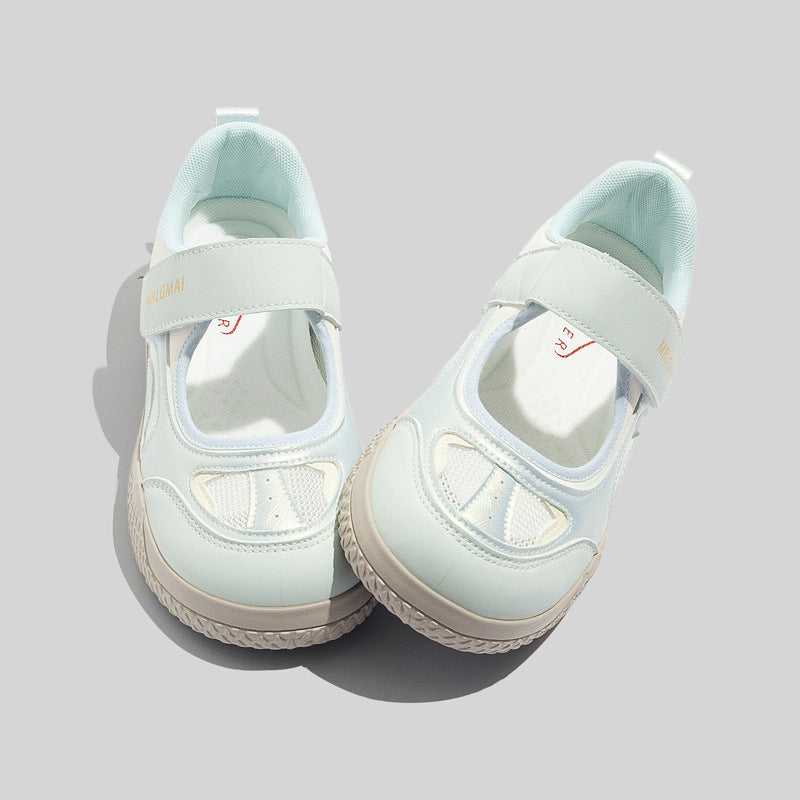 Damen Freizeitschuhe mit praktischem Klettverschluss und atmungsaktiver Mesh-Oberfläche EB