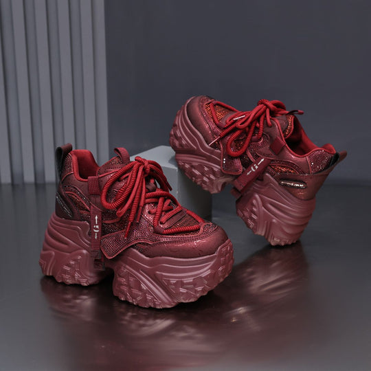 Damen Sportliche Chunky Sneakers EB