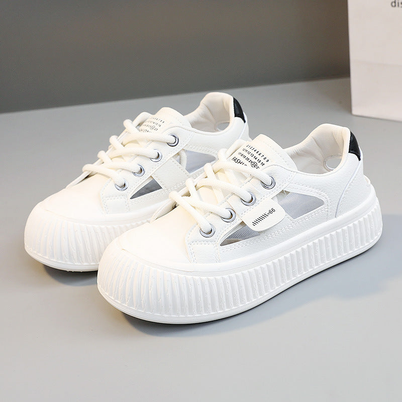 Damen Sportliche Sneaker mit atmungsaktiver Mesh-Oberfläche und flexiblem Design EB
