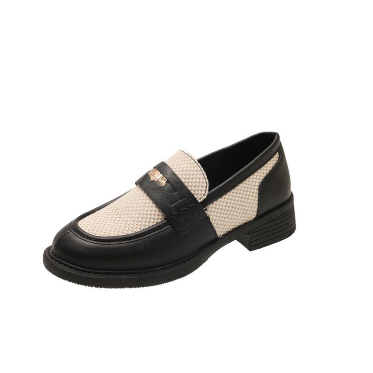 Damen Modische Mokassins mit eleganter Schnallenverzierung EB