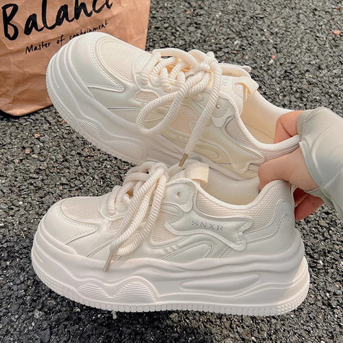 Damen Sneaker mit atmungsaktiver Obermaterialkombination und dämpfender Sohle EB