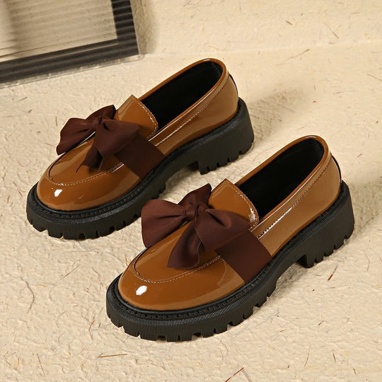 Damen Clogs mit voluminösem Schleifen-Design und rutschfester Sohle EB