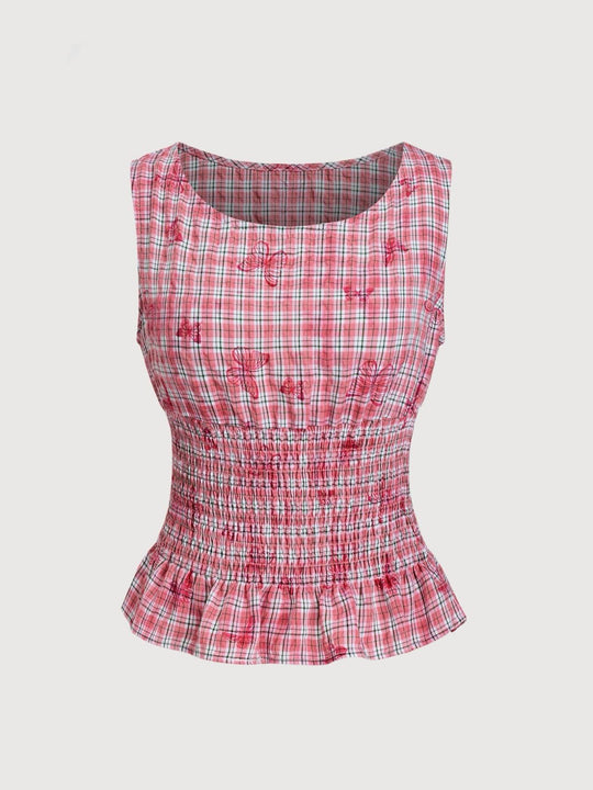Damen schmeichelhafte Bluse mit floralen Musterungen EB