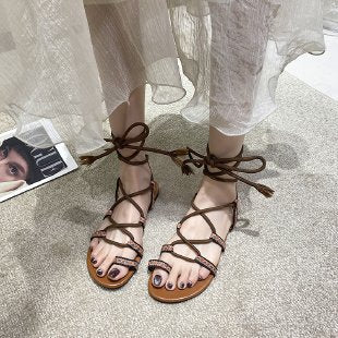 Damen Glamouröse Riemchen-Sandalen mit eleganten Strass-Details EB