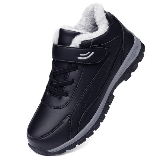 Damen Isolierte Winterstiefel mit rutschfester Sohle und verstellbarem Klettverschluss EB