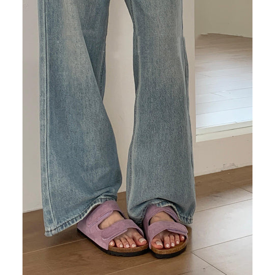 Damen Komfortable Clogs mit verstellbarem Riemchen EB