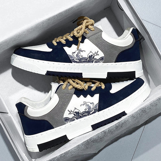 Herren modische Sneaker mit einzigartigem Design und rutschfester Sohle EB