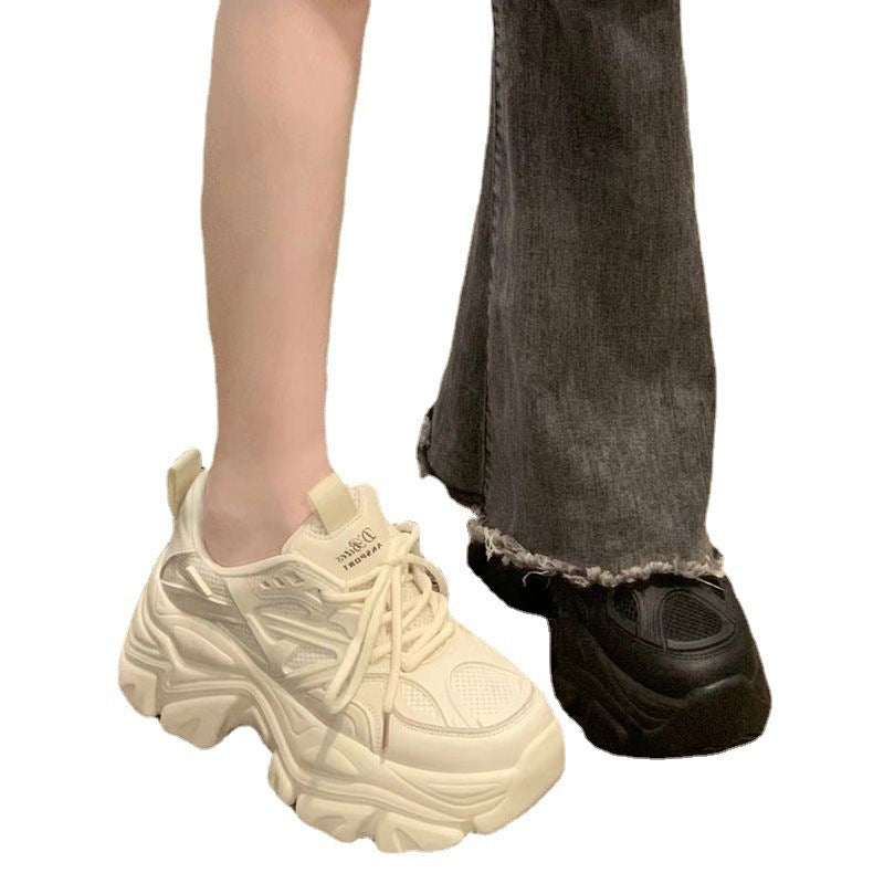 Damen Sportliche Chunky Sneakers mit innovativer Dämpfungstechnologie und rutschfester Sohle EB