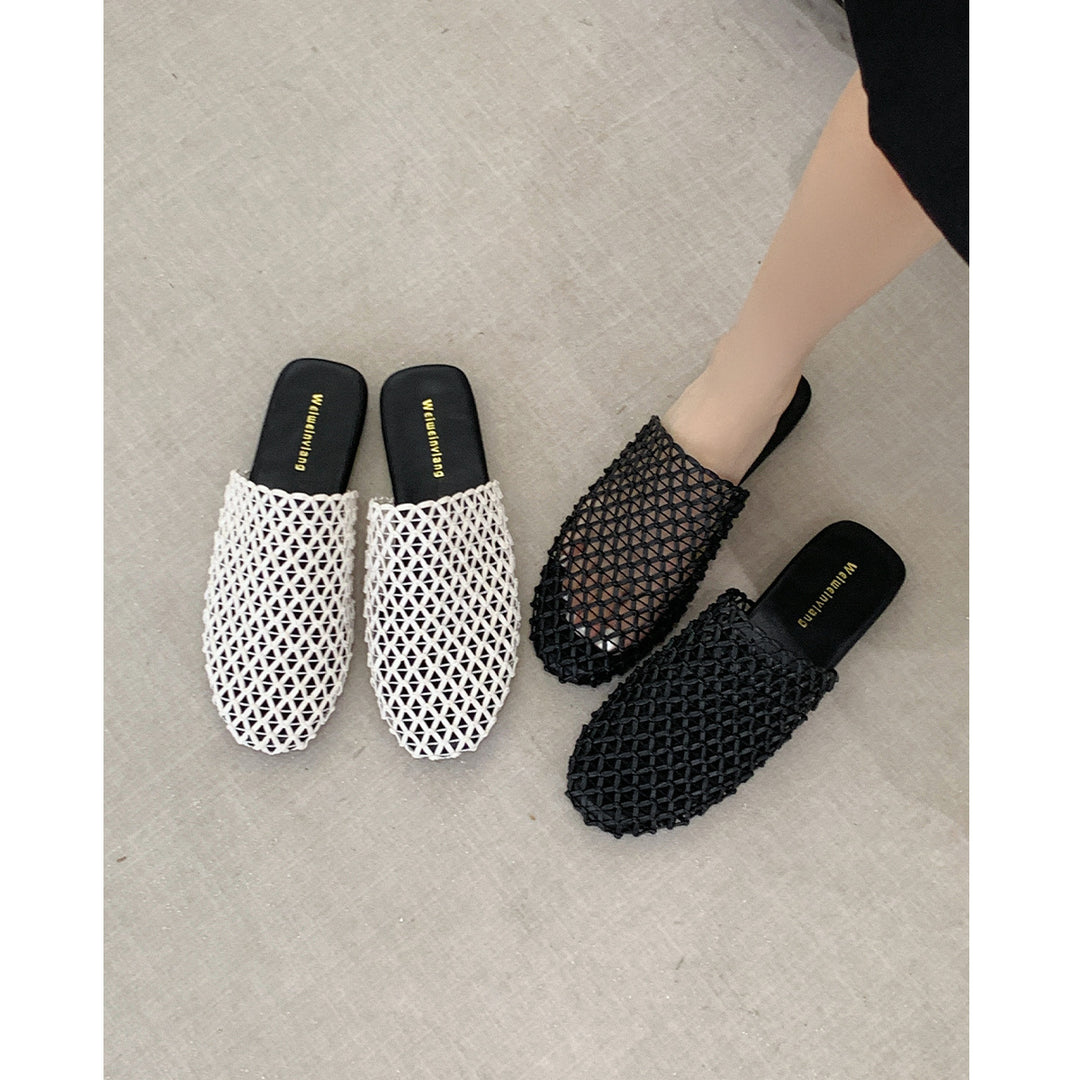 Damen Mules mit modernem Netzdesign und bequemer Innensohle EB