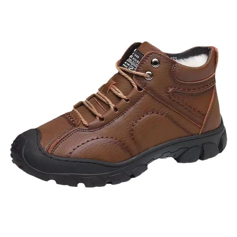 Damen Abenteuerliche Outdoor-Stiefelette mit rutschfester Laufsohle und warmem Innenfutter EB