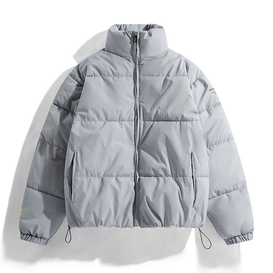 Damen modische Steppjacke mit hohem Kragen und praktischen Taschen EB