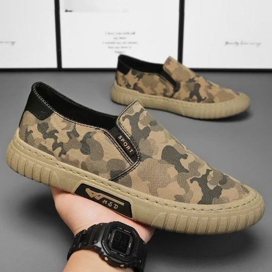 Damen Freizeit Slip-On Schuhe mit bequemem Fußbett und rutschfester Sohle EB