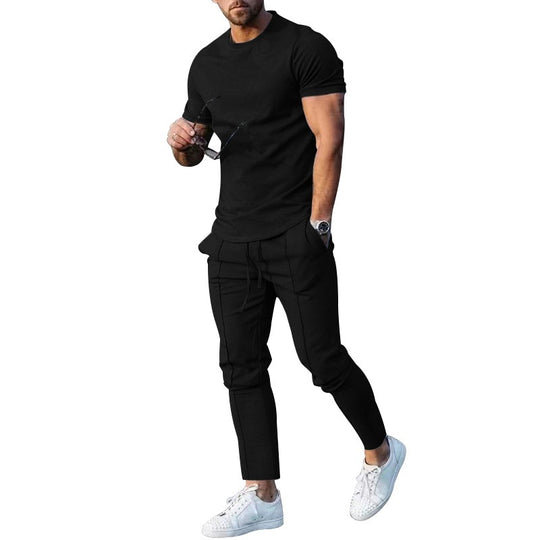 Herren lässiges T-Shirt und Jogginghose Set EB