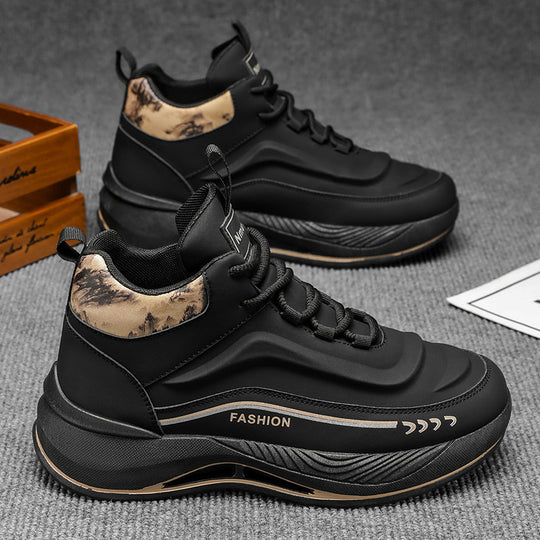 Damen Sportliche High-Top Sneakers mit rutschfester Sohle und modischem Design EB