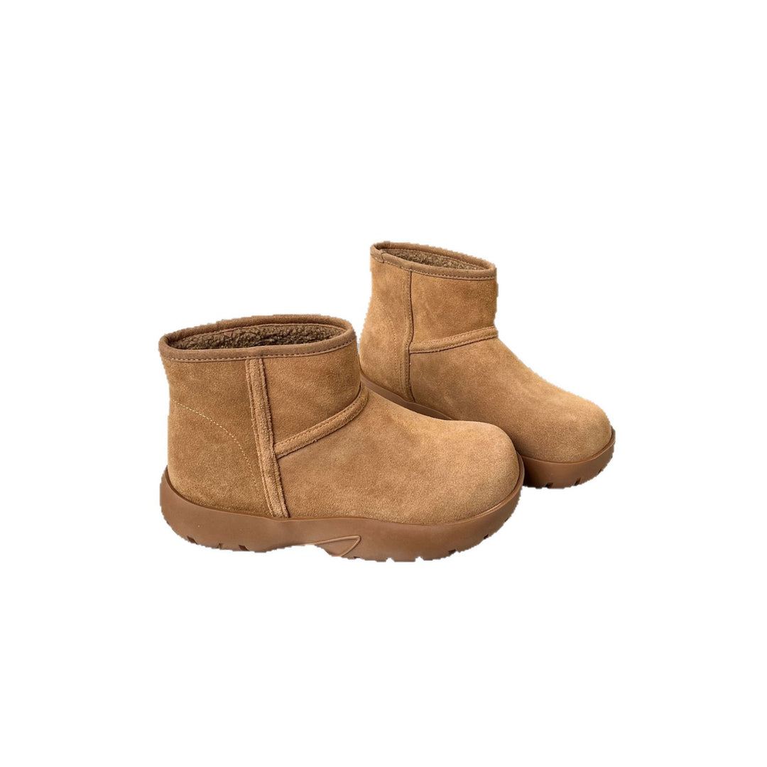 Damen kontrastreiche Winterschuhe mit weichem Innenfutter und rutschfester Sohle EB
