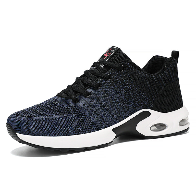 Herren nan atmungsaktive leichte Strick-Sneaker mit Luftkissen und rutschfester Laufsohle EB