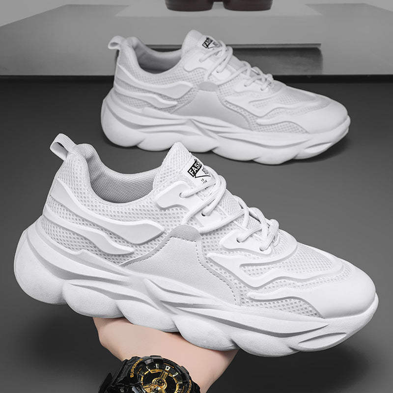 Damen Sportliche Chunky Sneakers mit dämpfender Sohle und atmungsaktiver Textiloberfläche EB