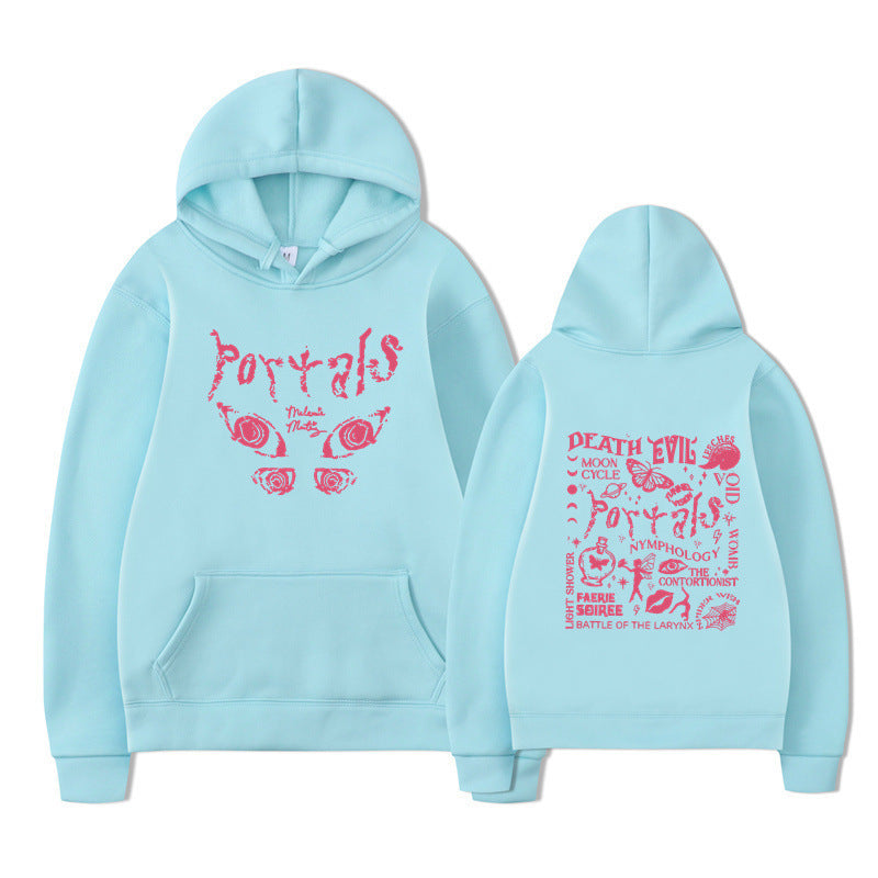 Damen Kapuzenpullover mit kreativem Motiv und bequemer Passform EB