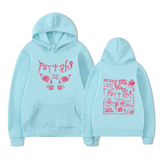 Damen Kapuzenpullover mit kreativem Motiv und bequemer Passform EB