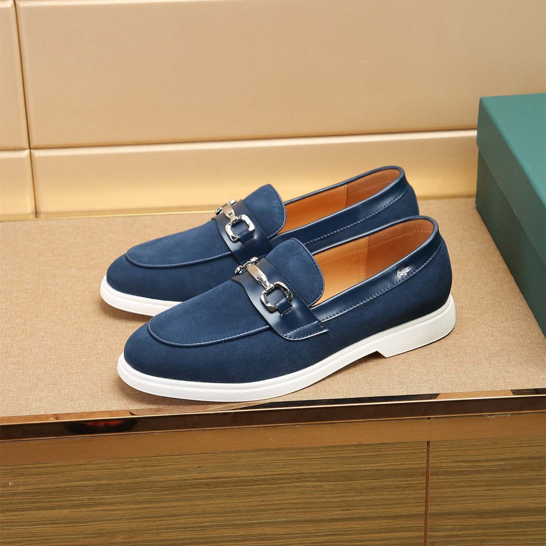 Damen Mokassin-Slipper mit modischem Zierdetail und rutschfester Sohle EB