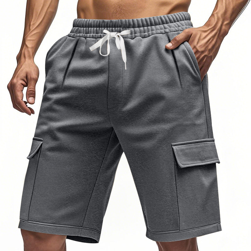 Damen komfortable Cargo-Shorts mit elastischem Bund und praktischen Seitentaschen EB