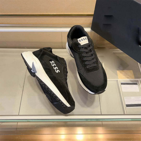 Damen modische Sneaker mit komfortablem Obermaterial und stabiler Profilsohle EB