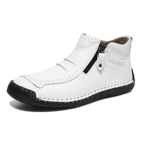 Herren modische Stiefel mit praktischem Reißverschluss EB