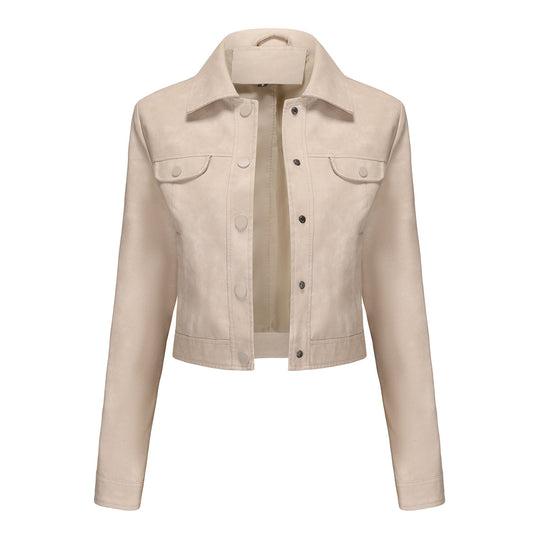Damen modische kurz geschnittene jacke EB