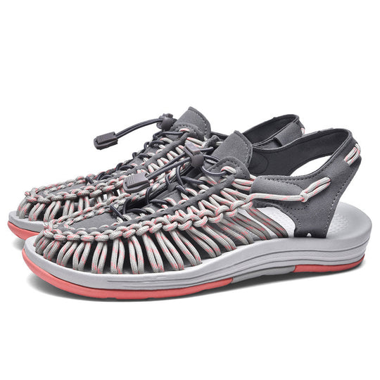 Damen Sportliche Freizeitschuhe mit buntem Schnürsystem EB