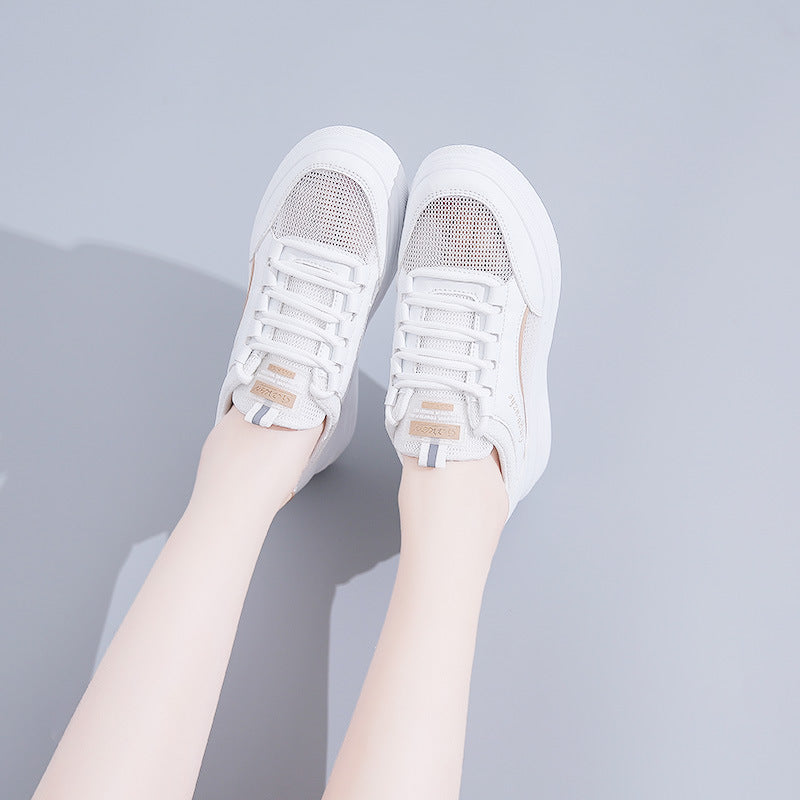 Damen Lifestyle Sneakers mit atmungsaktiver Mesh-Oberfläche und bequemer Dämpfung EB