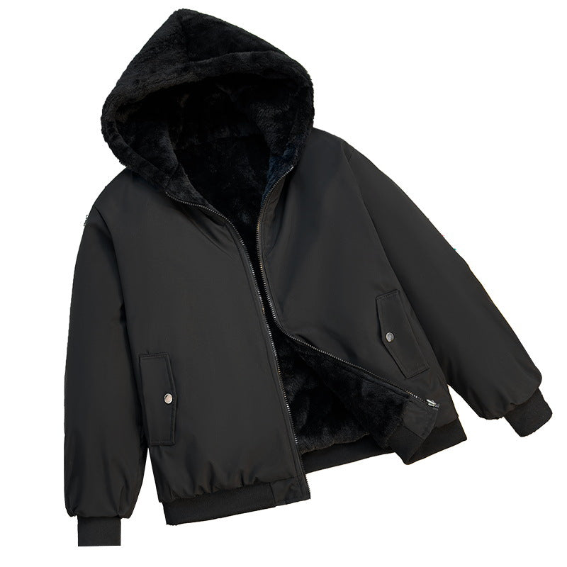 Damen Fleecegefütterte Kapuzenjacke mit Wendeoption EB