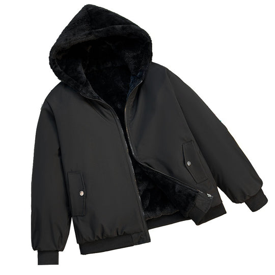 Damen Fleecegefütterte Kapuzenjacke mit Wendeoption EB