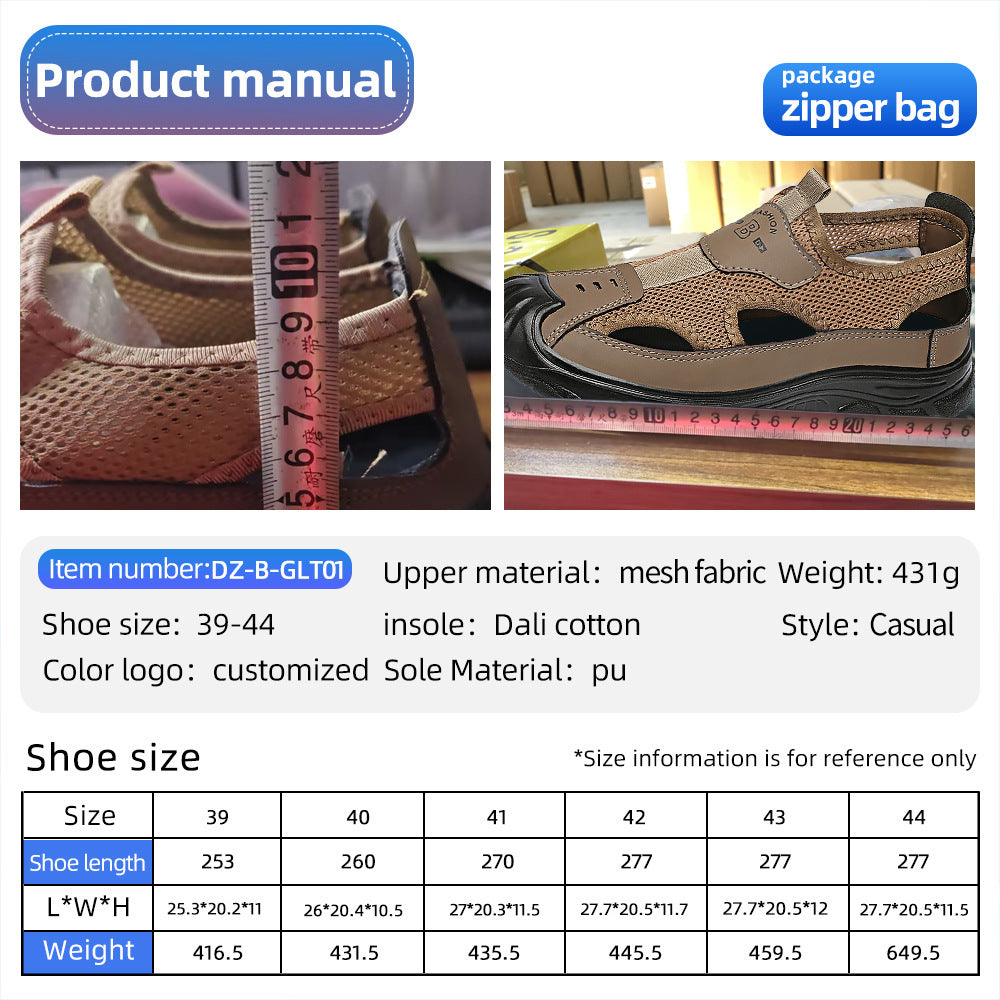 Damen Sportliche Outdoor-Sandalen mit atmungsaktivem Mesh-Obermaterial und rutschfester Sohle EB