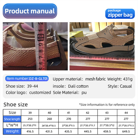 Damen Sportliche Outdoor-Sandalen mit atmungsaktivem Mesh-Obermaterial und rutschfester Sohle EB