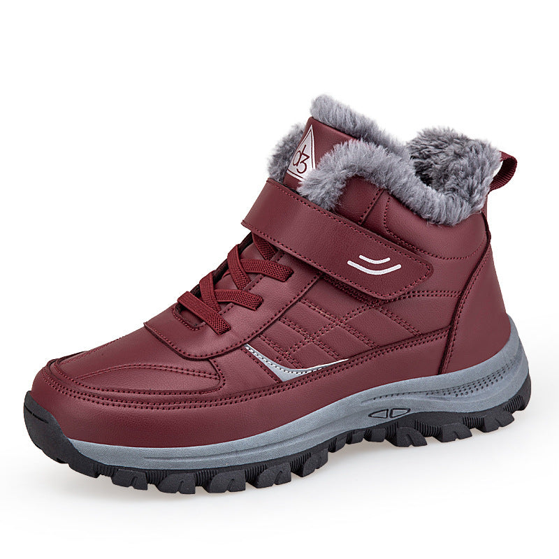 Damen isolierte Winterstiefel mit praktischem Klettverschlusssystem EB