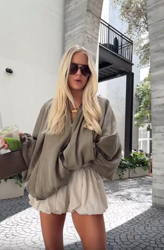 Damen lässiger Oversized Pullover EB