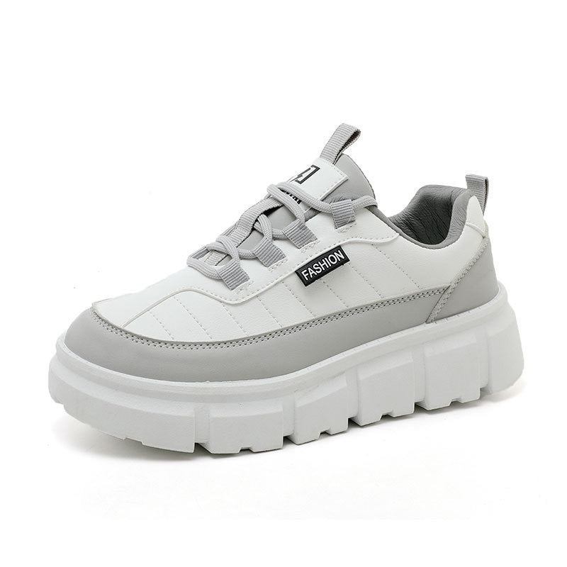 Damen Sportliche Plateau Sneaker EB