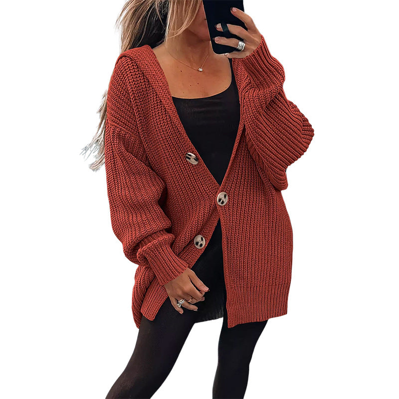 Damen Übergroßer Strickcardigan EB