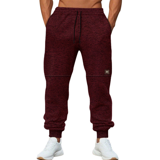 Herren moderne Jogginghose mit elastischem Bund und seitlichen Taschen EB